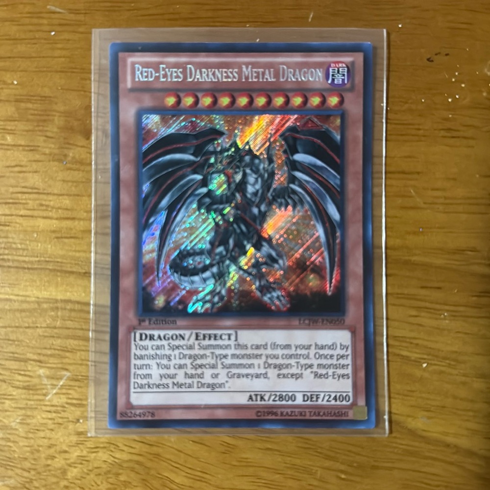 Yugioh - Red-Eyes Darkness Metal Dragon